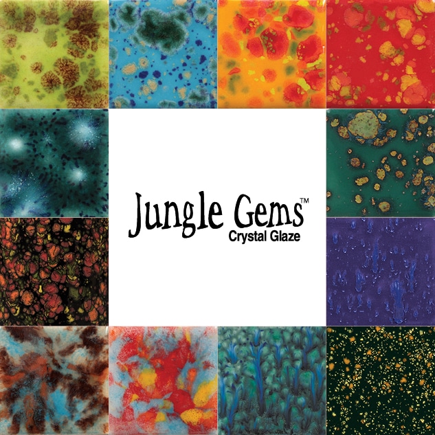 Mayco CG-KIT2 Jungle Gem Assortment Kit 4oz – The Ceramic School